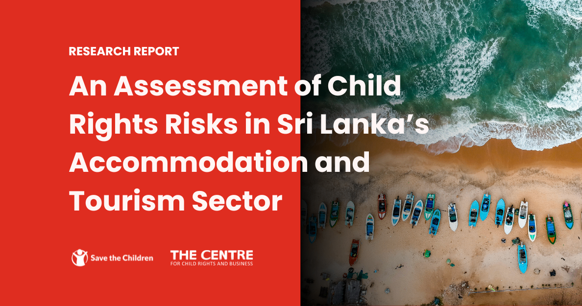 An Assessment of Child Rights Risks in Sri Lanka’s Accommodation and Tourism Sector